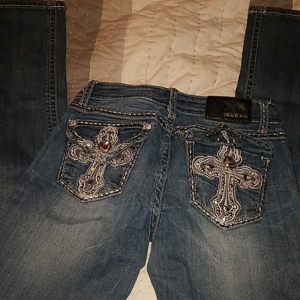 Grace in LA bootcut jeans size 28